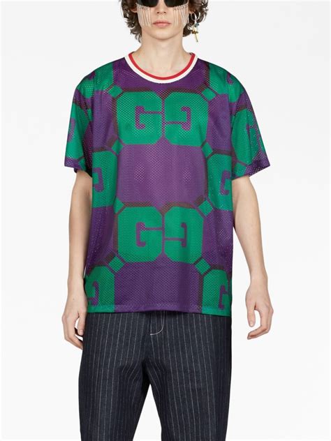 gucci chevron print top|farfetch gucci shirts.